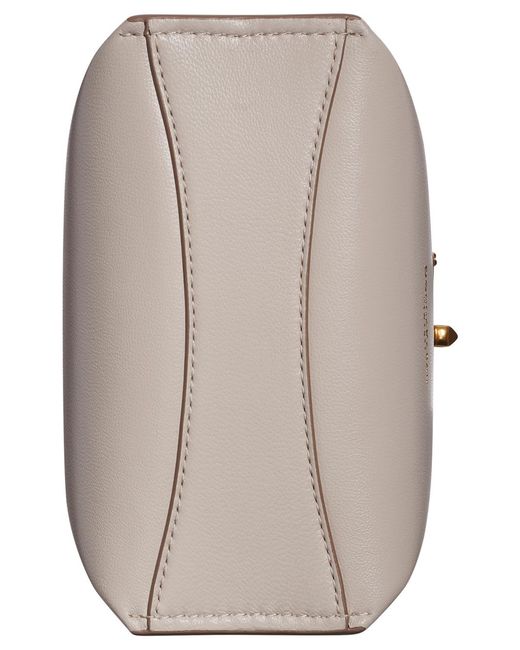 Donna Karan Gray Bridgehampton Turnlock Crossbody