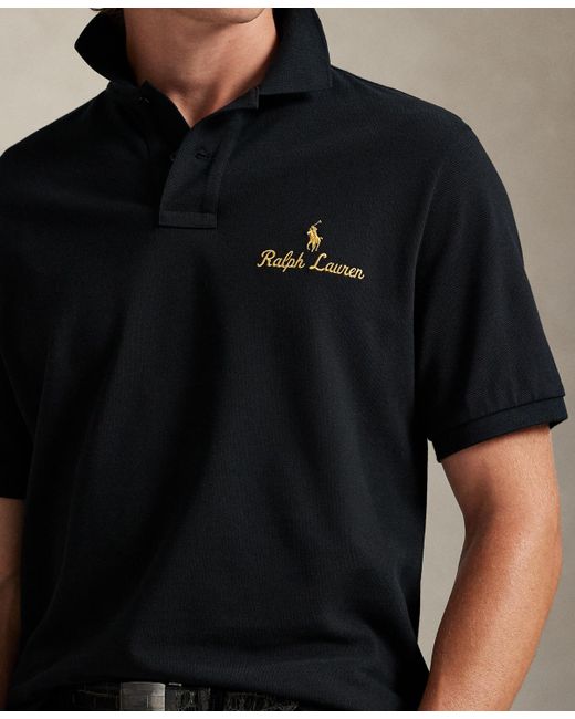 Polo Ralph Lauren Black Classic Fit Polo Shirt for men