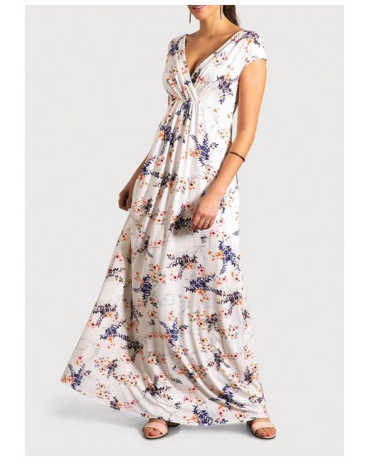 Alie Street London White Sophia Maxi Dress