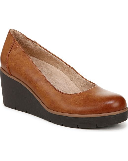 Naturalizer Brown About-time Wedge Pumps