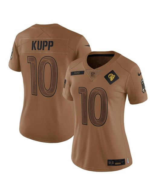 Nike Brown Cooper Kupp Distressed Los Angeles Rams 2023 Salute To Service Limited Jersey