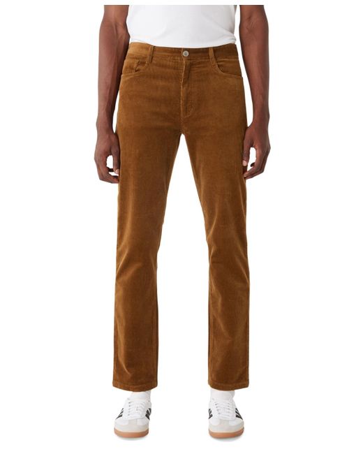 Frank And Oak Slim Fit Five Pocket Stretch Corduroy Pants in Brown for ...