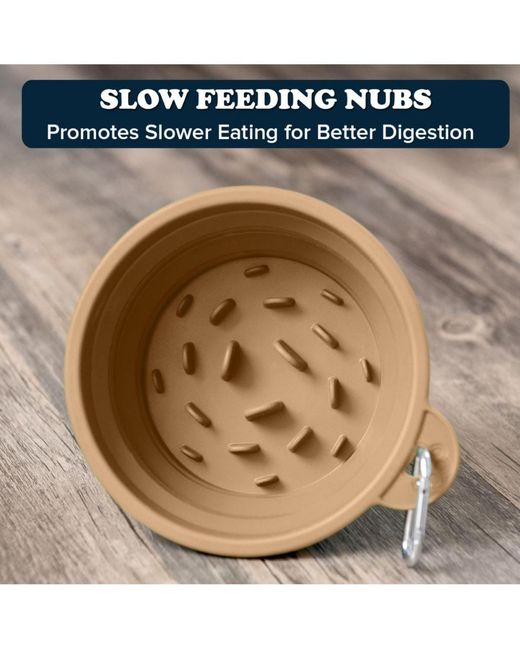 Puppington Brown Slow-feeder