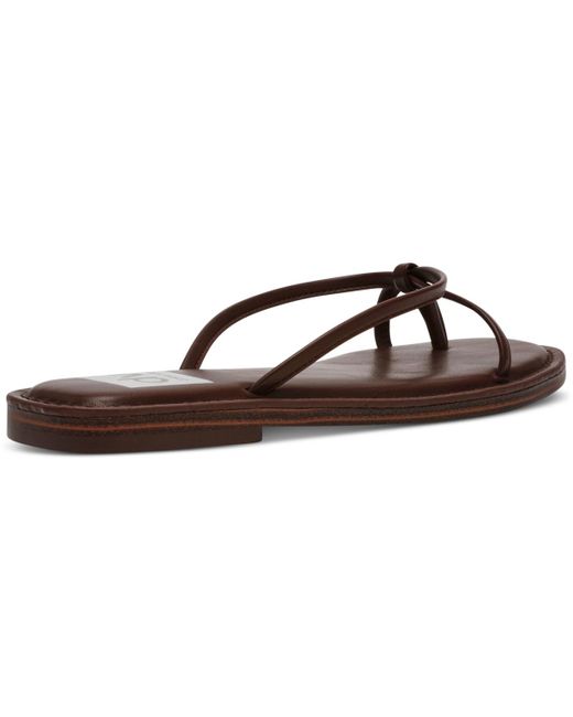 Dolce Vita Brown Jumpie Thong Flip Slide Flats Sandals