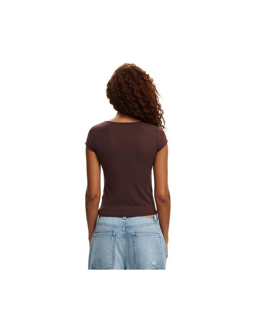 Cotton On Red Hold Me Short Sleeve