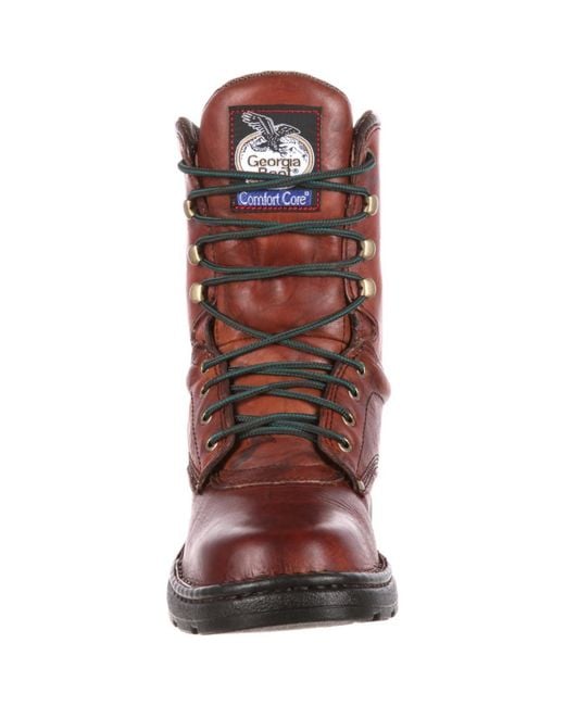 Georgia Boot Brown Eagle Light Work Boot for men