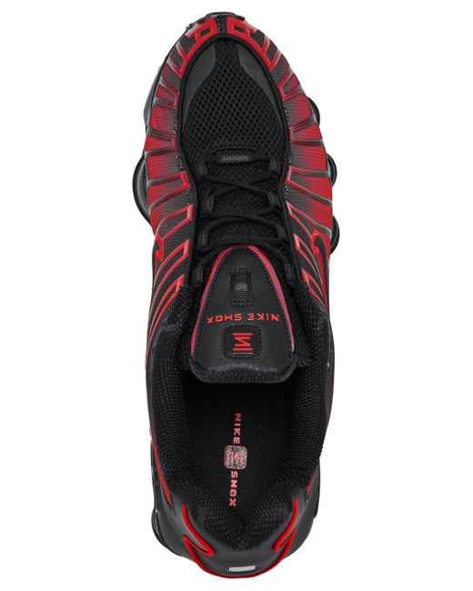 Nike Shox Tl Casual Sneakers From Finish Line in Red for Men | Lyst