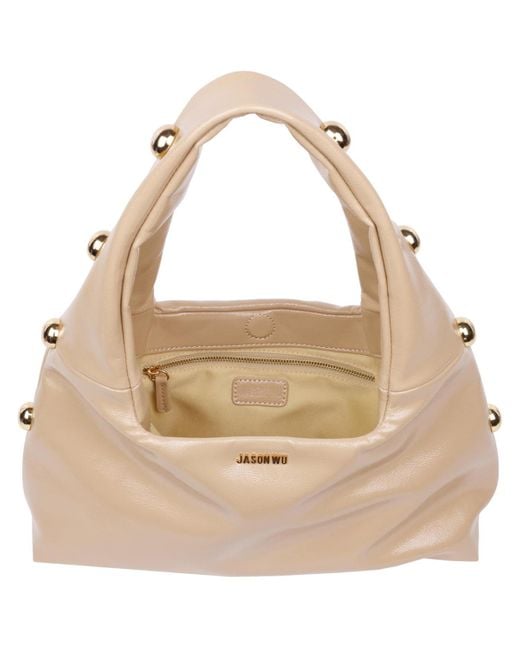 Jason Wu Natural Studded Shoulder Bag