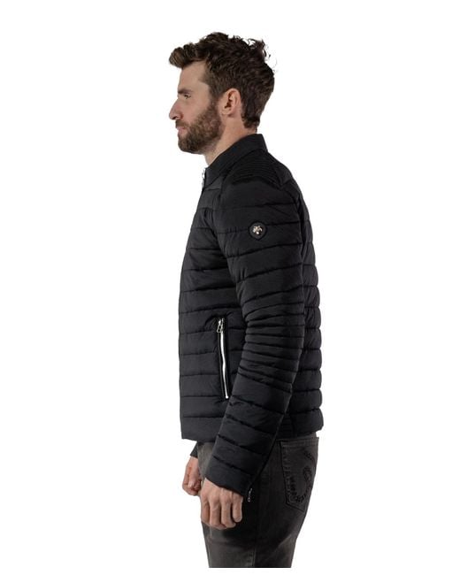 Woodpecker Black Moto Jacket for men