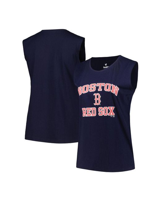 Profile Navy Boston Red Sox Plus Size Tank Top in Blue