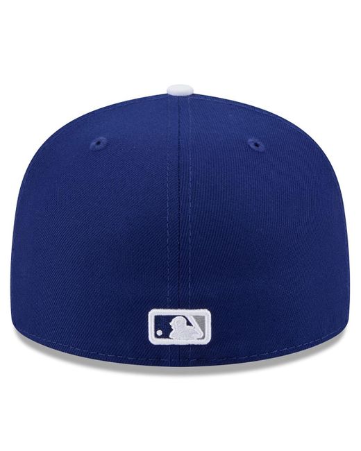 KTZ Blue Brooklyn Dodgers 2025 Jackie Robinson Day 59fifty Fitted Hat for men