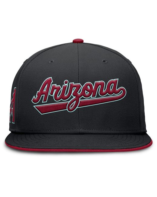 Nike Black Arizona Diamondbacks True Performance Fitted Hat for men