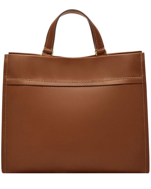 Fossil Brown Gemma Small Tote Bag