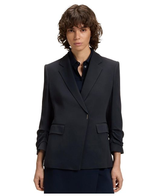 Boss Blue Boss By Press-stud Closure Slim-fit Blazer