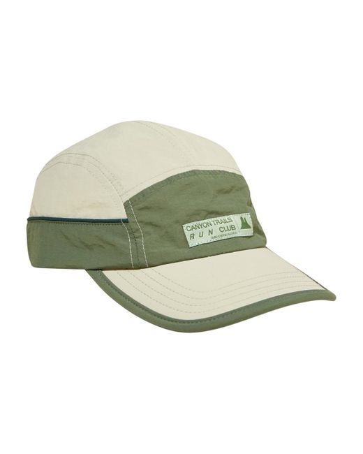 Cotton On Green Nylon 5 Panel Hat for men
