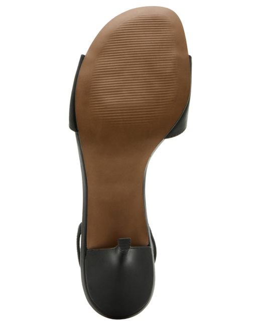 Steve Madden Black Henrietta Kitten-heel Dress Sandals