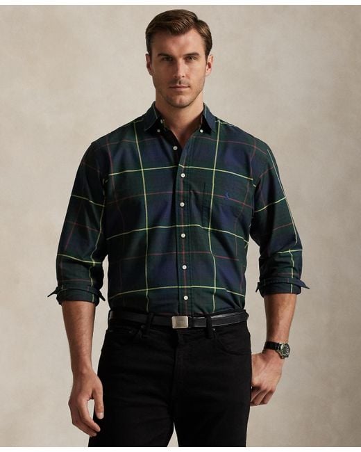 Polo Ralph Lauren Multicolor Big & Tall Plaid Oxford Shirt for men