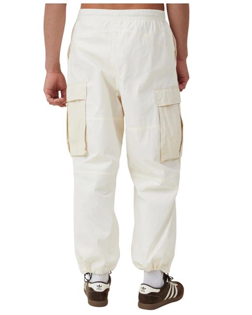 Cotton On Natural Parachute Super baggy Pant for men