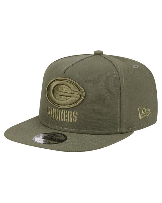 KTZ Â Green Bay Packers Color Pack A-frame 9fifty Snapback Hat for men