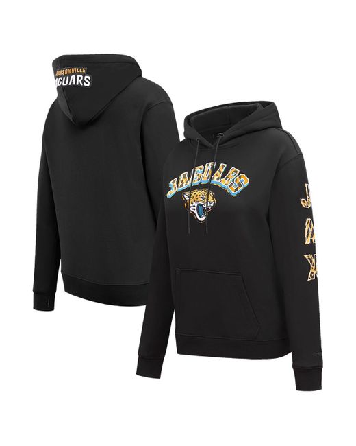 Pro Standard Jacksonville Jaguars Animal Print Fleece Pullover Hoodie