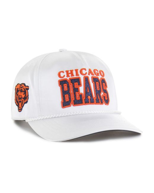 '47 White Chicago Bears Outspoken Hitch Adjustable Hat