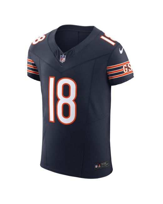 Nike Blue Caleb Williams Chicago Bears Team Vapor F.u.s.e. Elite Jersey for men