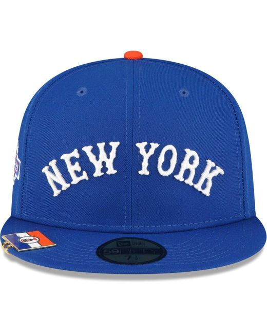KTZ Blue New York Yankees City Flag 59fifty Fitted Hat for men