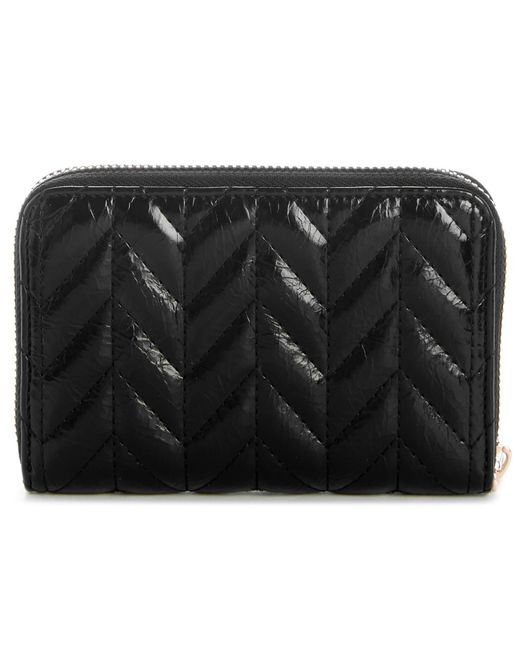 Guess Black Cheryl Medium Zip Around Wallet