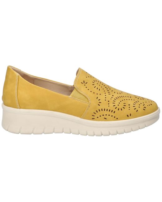 Easy Street Yellow Ying Comfort Slip-on Flats