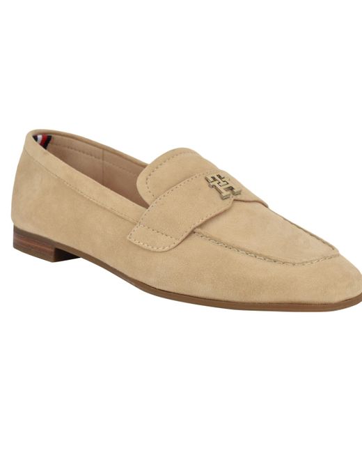 Tommy Hilfiger White Razzi Slip-on Loafers