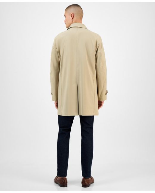 Michael Kors White Classic-fit Raincoat for men