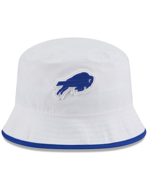 KTZ White Buffalo Bills 2025 Nfl Training Camp Stretch Bucket Hat for men