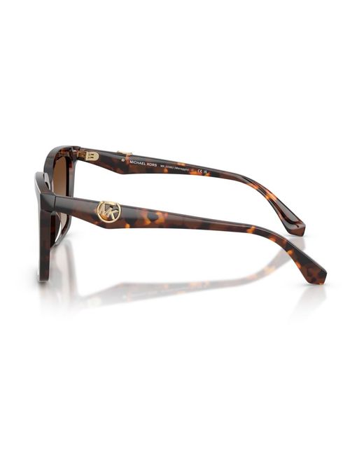 Michael Kors Brown Square Sunglasses