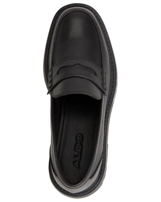 ALDO Black Cadaycia Lug-sole Loafers