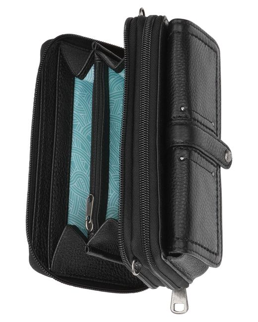 the sak sequoia smartphone leather crossbody wallet