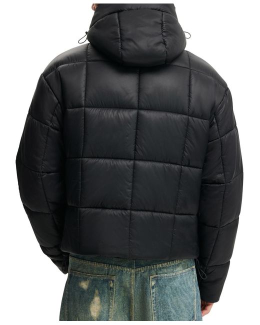 Cotton On Black Puffer Jacket for men