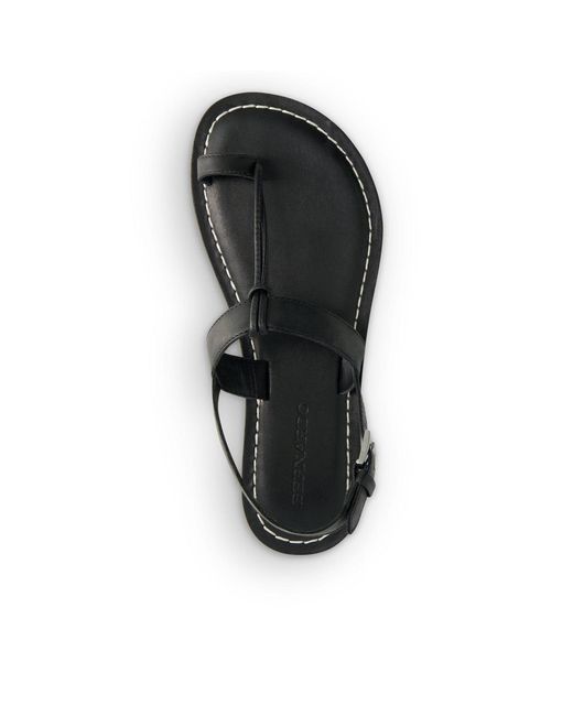 Bernardo Black Bernardo Maverick 2 Toe Ring Sandal