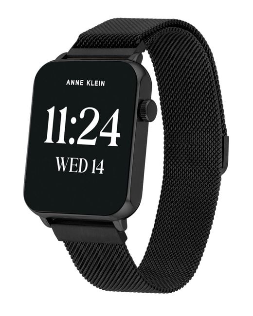 Anne Klein Black Connect It Stellar Smartwatch Set