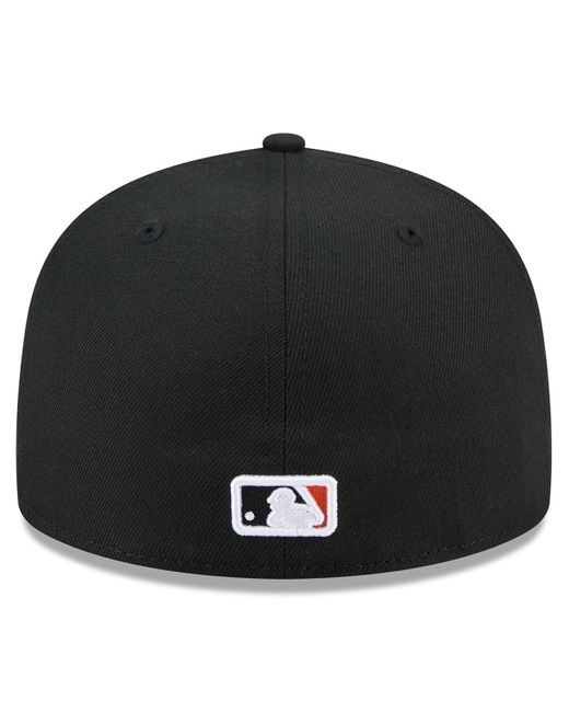 KTZ Black San Francisco Giants 2025 Jackie Robinson Day 59fifty Fitted Hat for men