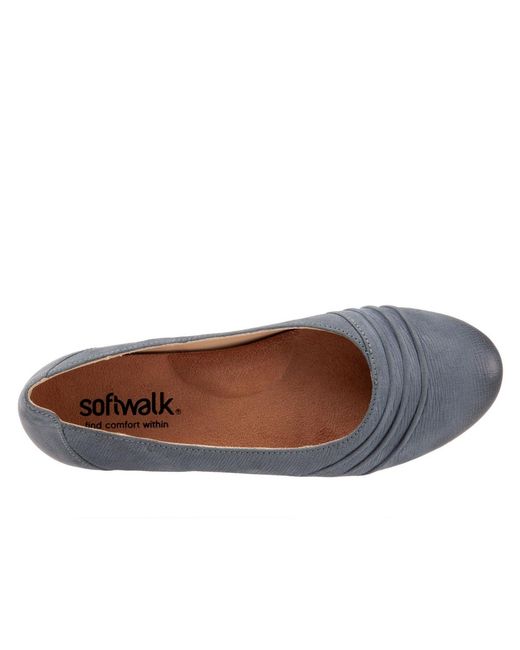 Softwalk® Blue Safi Flat