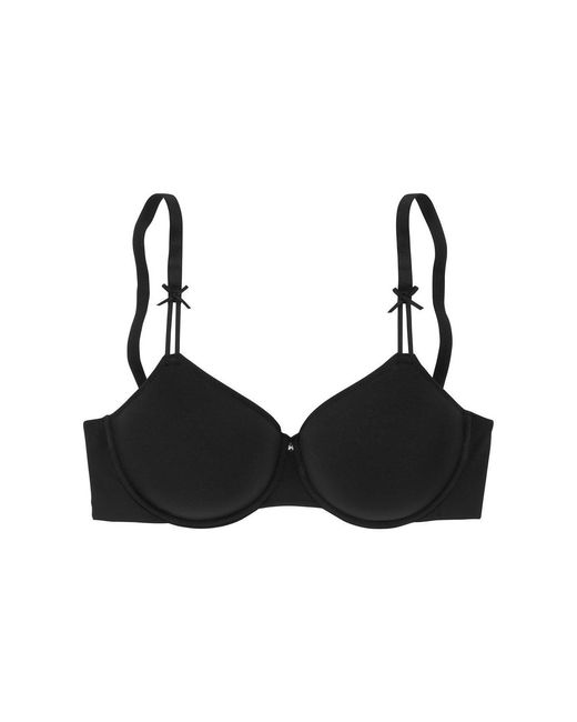 Lascana Black Unlined Minimizer Bra