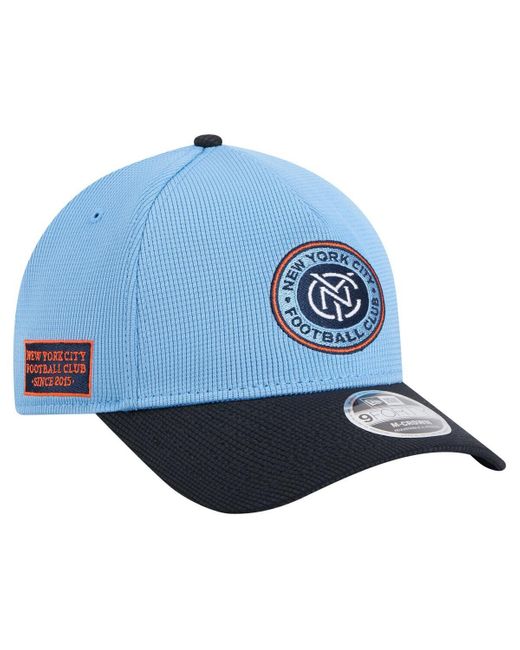 KTZ Blue New York City Fc 2025 Jersey Hook 9forty M-crown Adjustable Hat for men