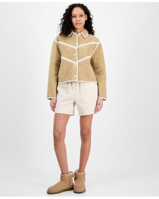 Ugg Natural Ellison Fluff Shell Jacket