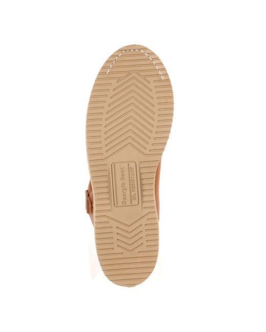 Georgia Boot Brown Wedge Chukka Work Boot