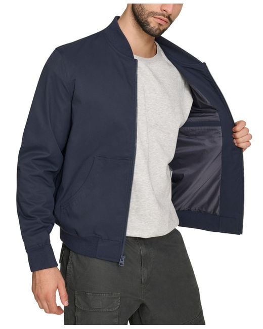 Levi's Blue Military Bomber Jacket for men