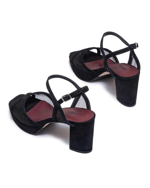 Bernardo Black Celeste Platform Sandal