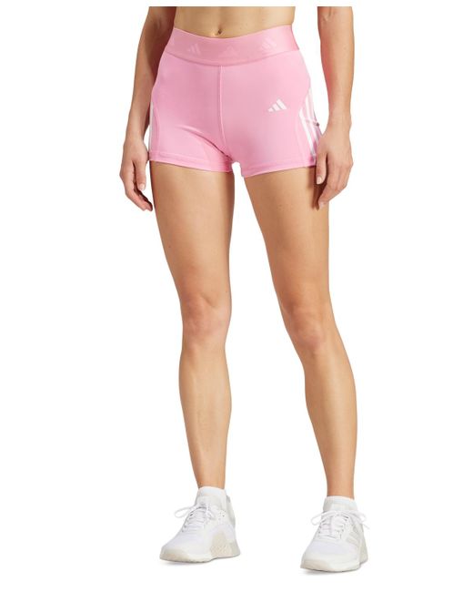Adidas Pink Hyperglam High-rise Training Shorts