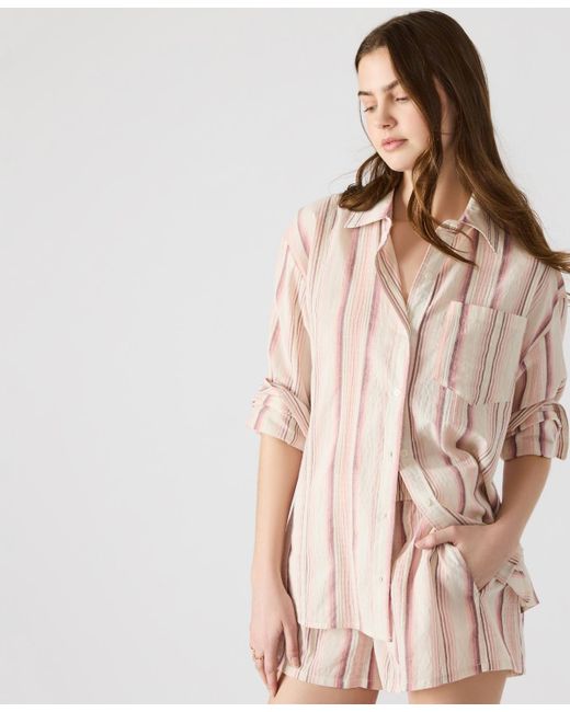 Steve Madden Natural Murphy Oversized Shirt