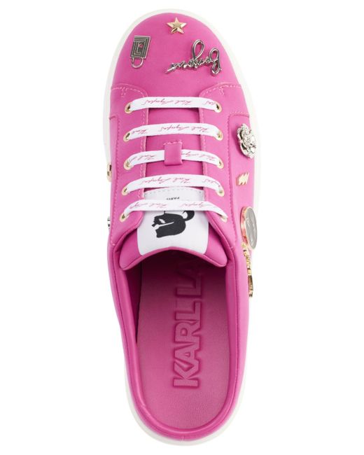 Karl Lagerfeld Pink Cordelia Sneaker Mules