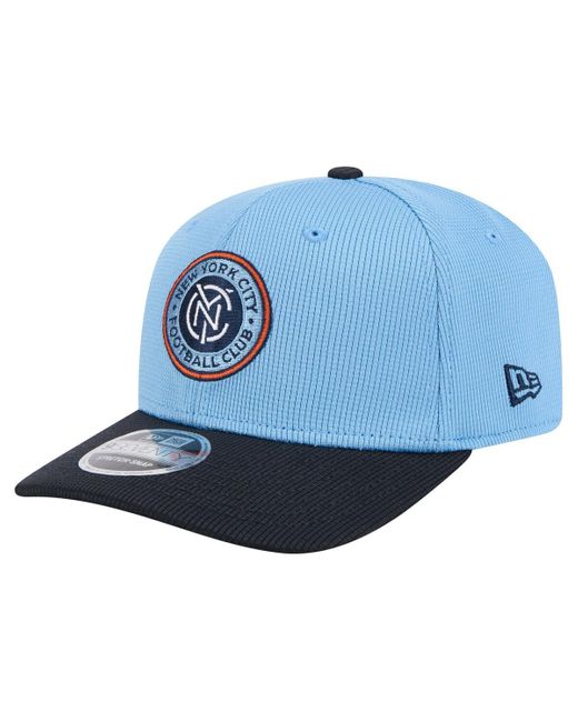 KTZ Sky Blue/navy New York City Fc 2025 Jersey Hook 9seventy Stretch-snap Hat for men